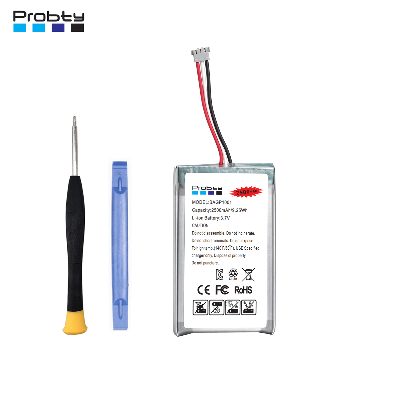 Sony Controller Dualsense Edge - Probty 2500mAh BAGP1001 DualSense Edgeコントローラーバッテリー（SONY PS5