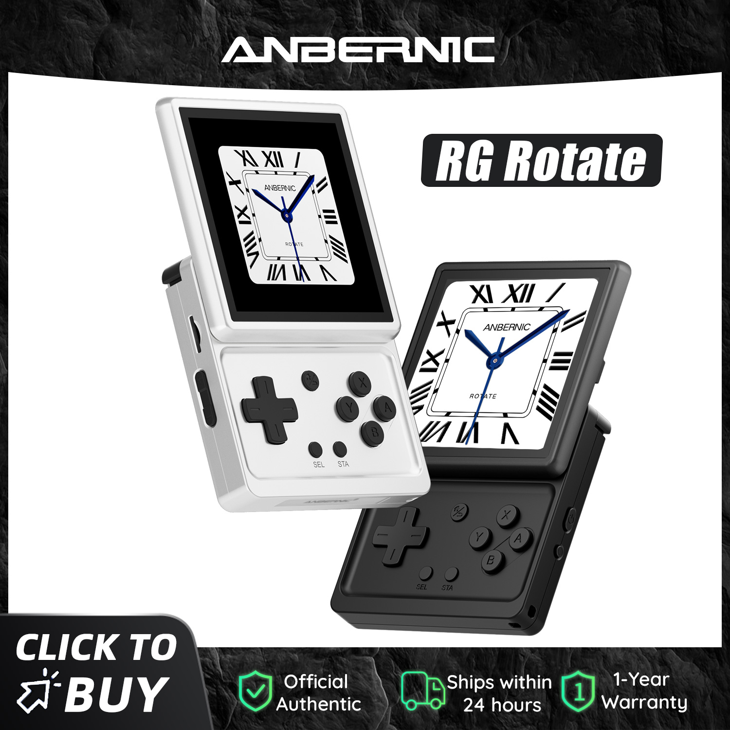 Gaming Console 5 Year Old - Anbernic RG Rotate レトロハンドヘルドゲーム機 Android 12
