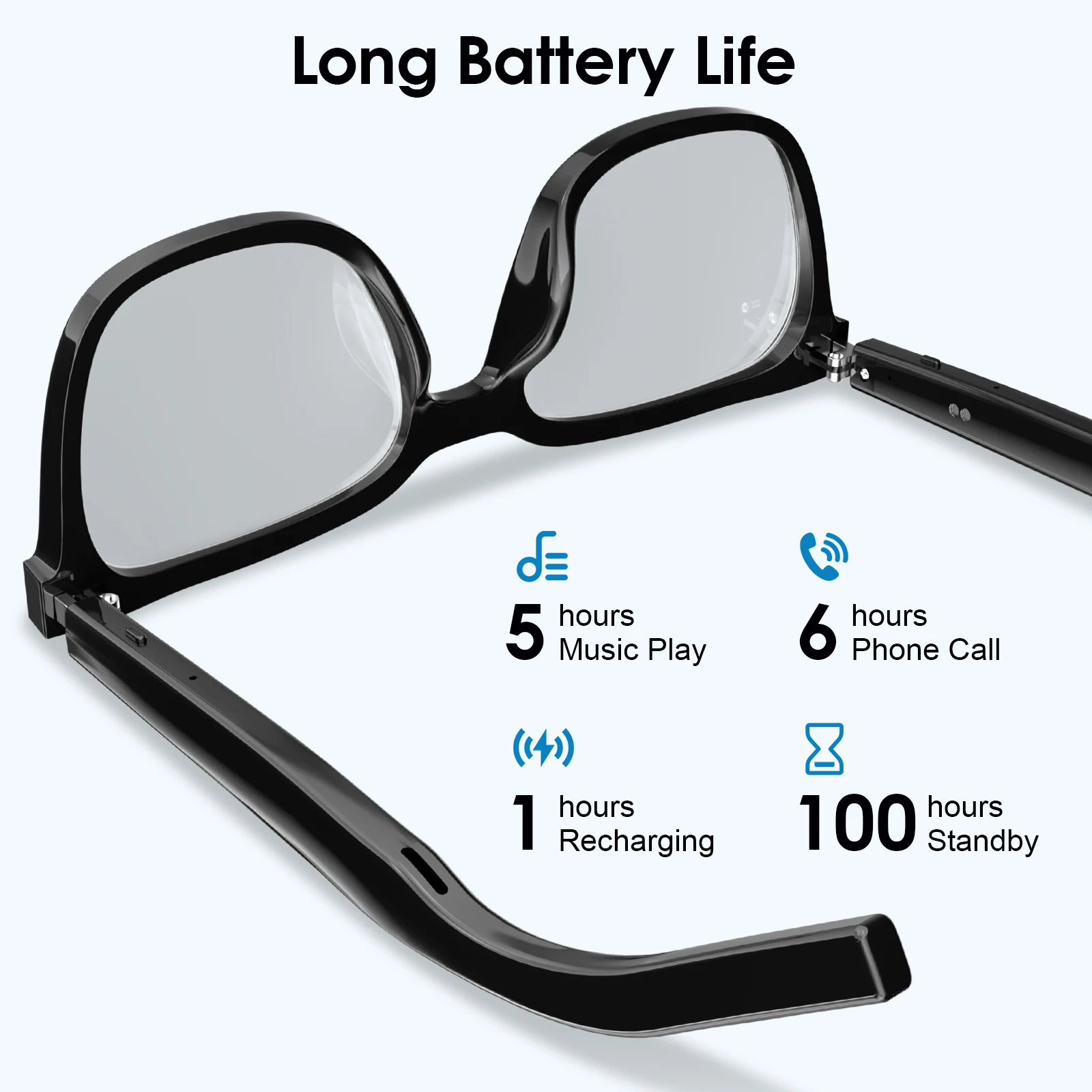 Gaming Glasses Uv - M10 Pro A Bluetooth スマートグラス 交換レンズ付き