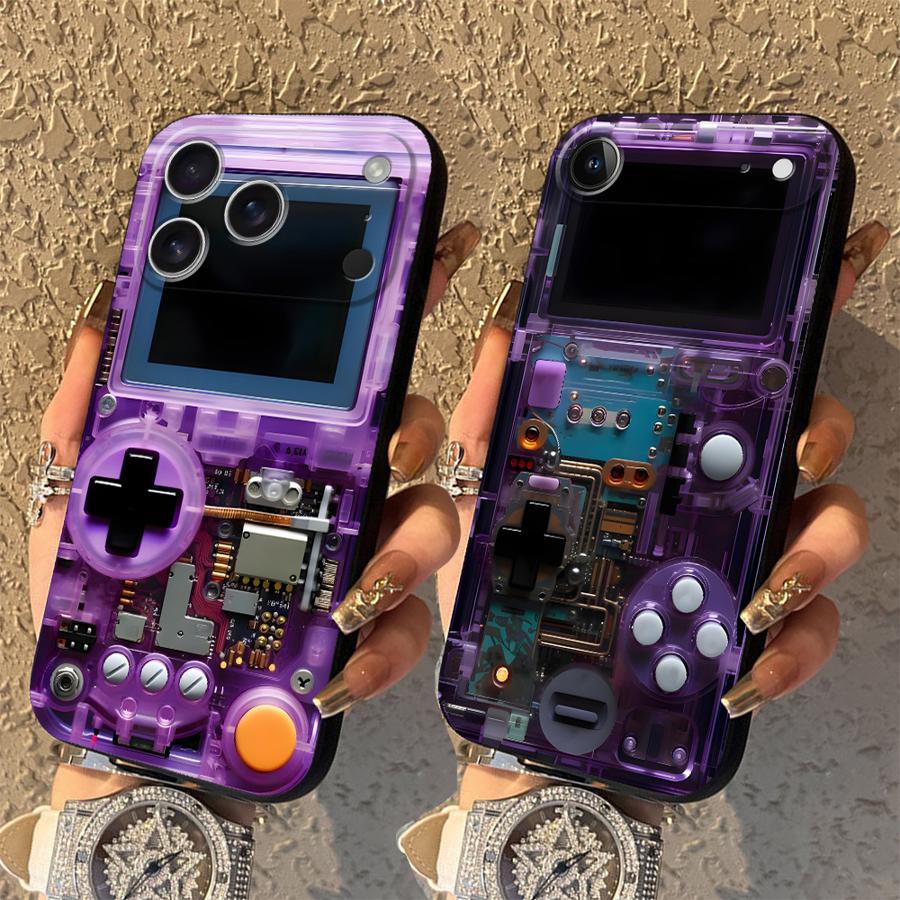 Gaming Console Apple - パープルゲーミングコンソールケース Apple iPhone 17 Pro Max