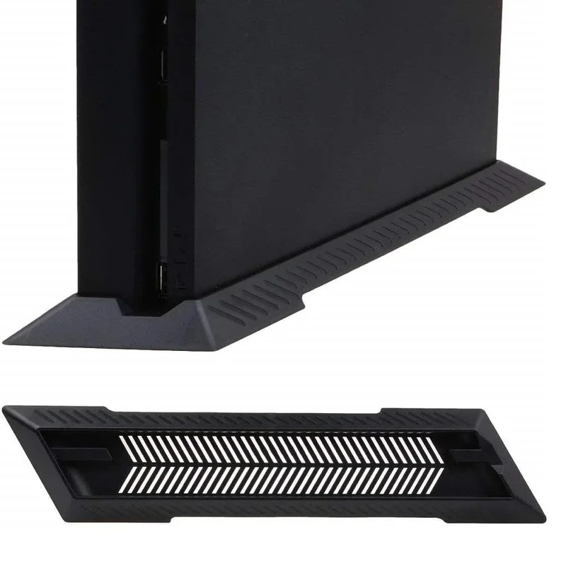 Gaming Console Monitor - ノンスリップ垂直冷却スタンドドックマウントベースホルダープレイステーション PS4 スリムプロゲームコンソール用アンチスクラッチアクセサリー
