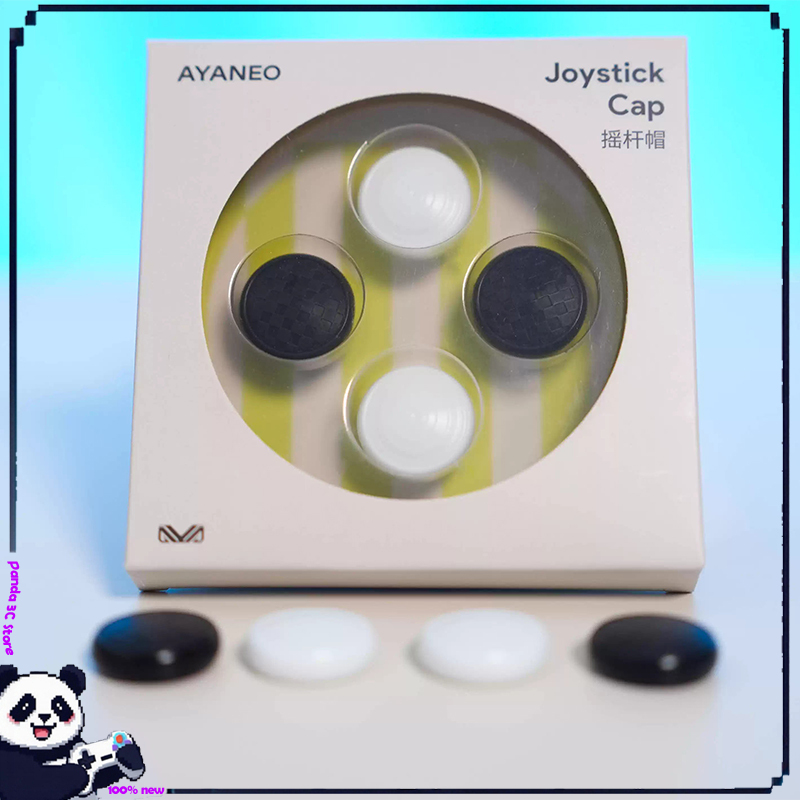 Gaming Console Ayaneo - AYANEO 3/KUN/2/GEEK ゲームハンドヘルドコンソールジョイスティックキャップ組み合わせ黒と白の大型ジョイスティックキャップシリコンアクセサリー