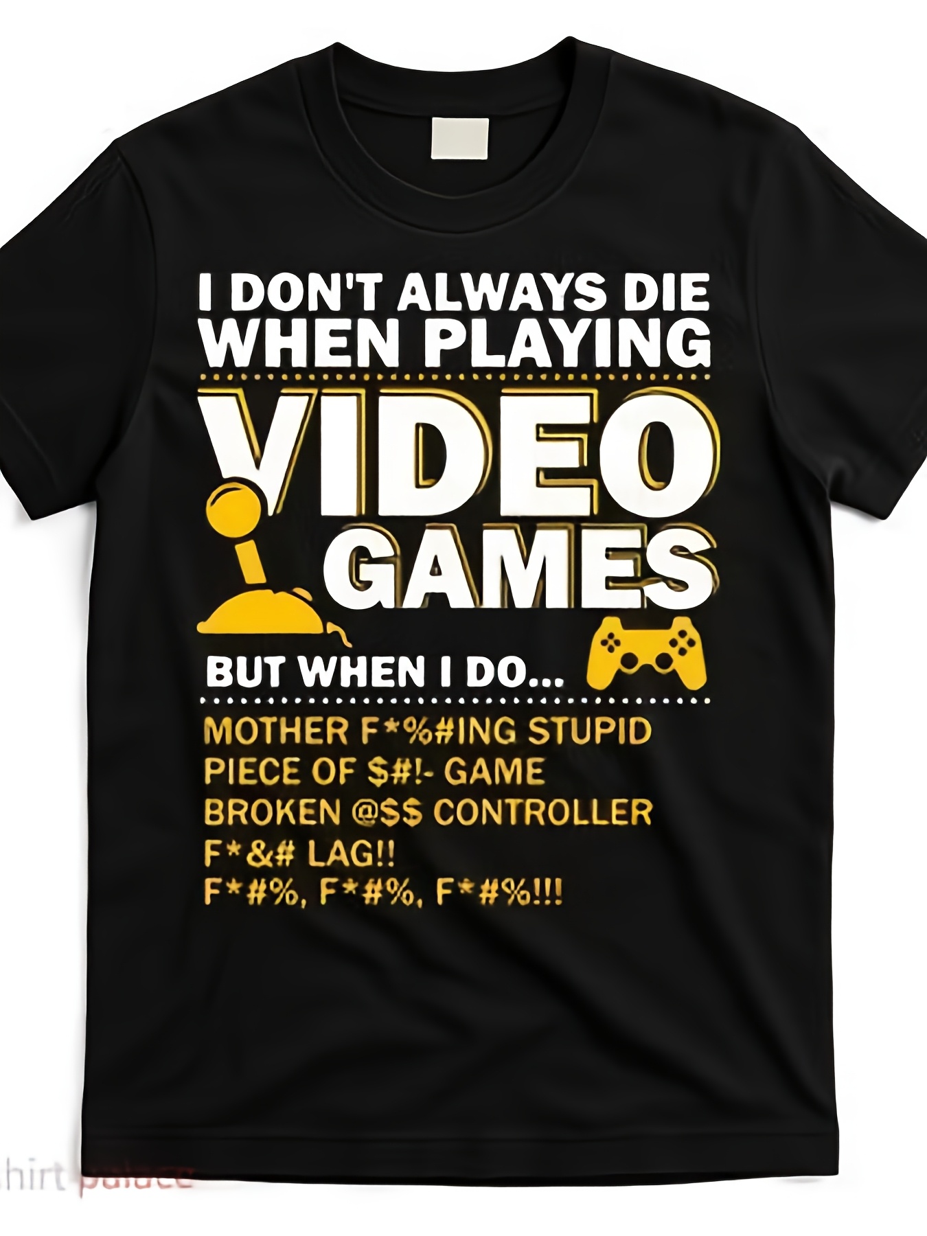 Gaming Console Icon - メンズレトロゲーミングTシャツ - 象徴的なコンソールロゴとコントローラーグラフィックをあしらったカジュアルウェアに最適 - ゲーマー向けの快適なラウンドネック半袖Tシャツ、カジュアルウェア、パーティーやギフトに最適な洗濯機で洗えるゲーマーアパレル