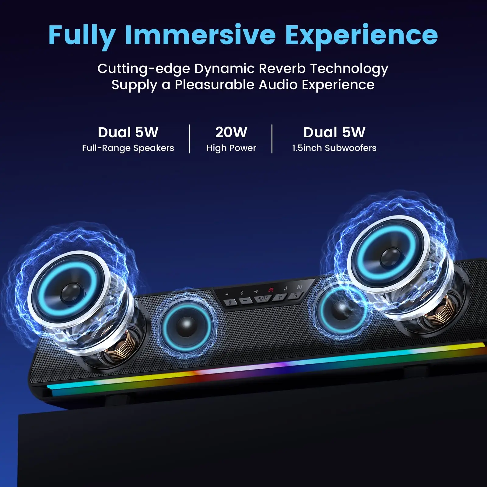 GS6 Pro 7.1ゲーミングスピーカーバー（4ドライバー - Gaming Console Apple のレビューと価格