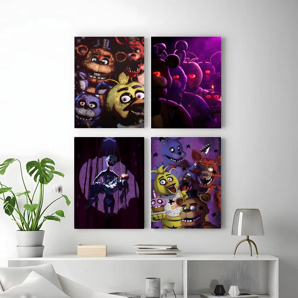ダークアニマトロニクスホラーゲーム F-FNAF ポスター自 - Gaming Console Wallpaper のレビューと価格