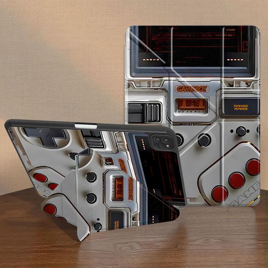 ユーモラスなレトロゲーム機デザインのホルダーカバー、iPad - Gaming Console Apple のレビューと価格