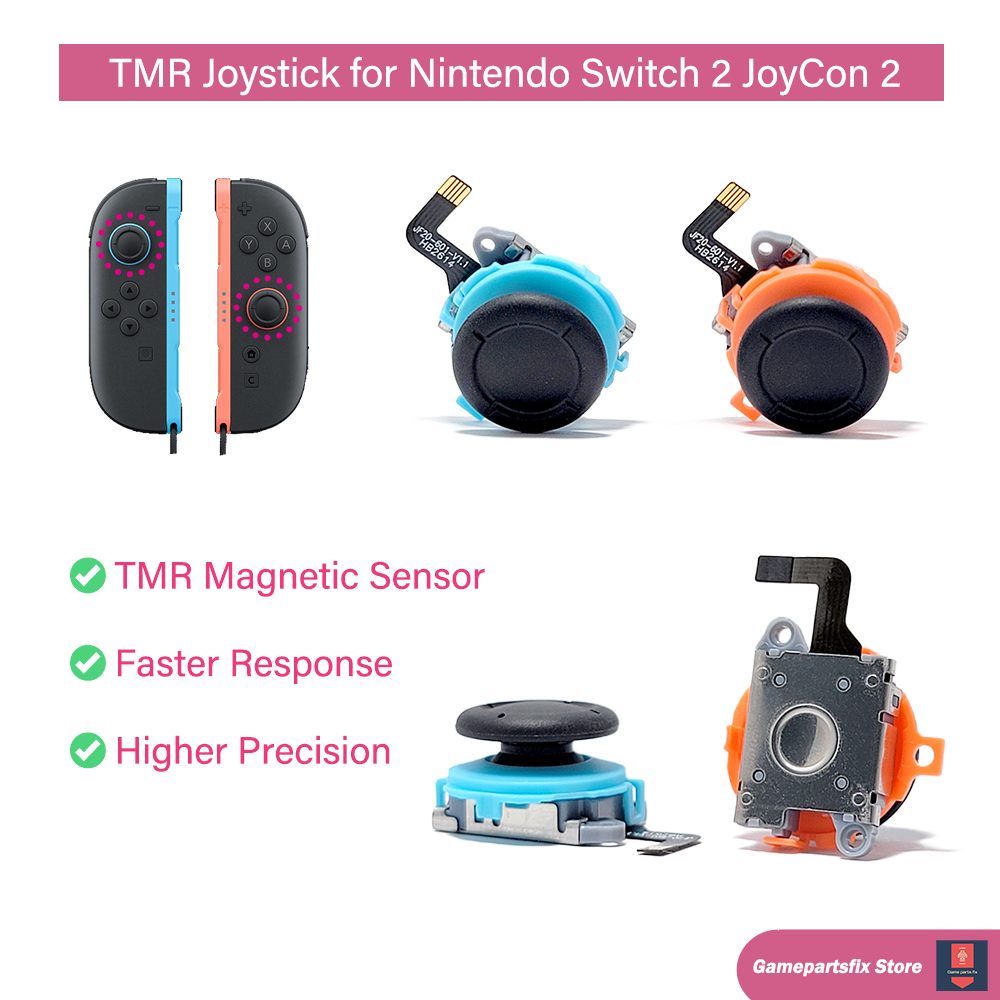ブルーオレンジTMRジョイスティック ニンテンドースイッチ2 - Gaming Console Usb のレビューと価格