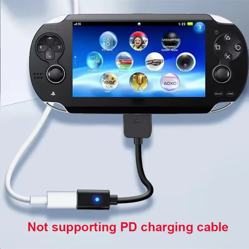 10CM ブラック USB-C 充電アダプター LED イン - Gaming Console Usb のレビューと価格