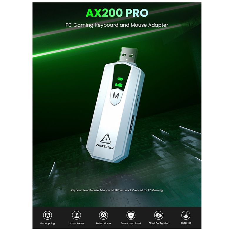 AIMZENIX AX200PRO PC ゲーム K&M コ - Gaming Console And Pc のレビューと価格