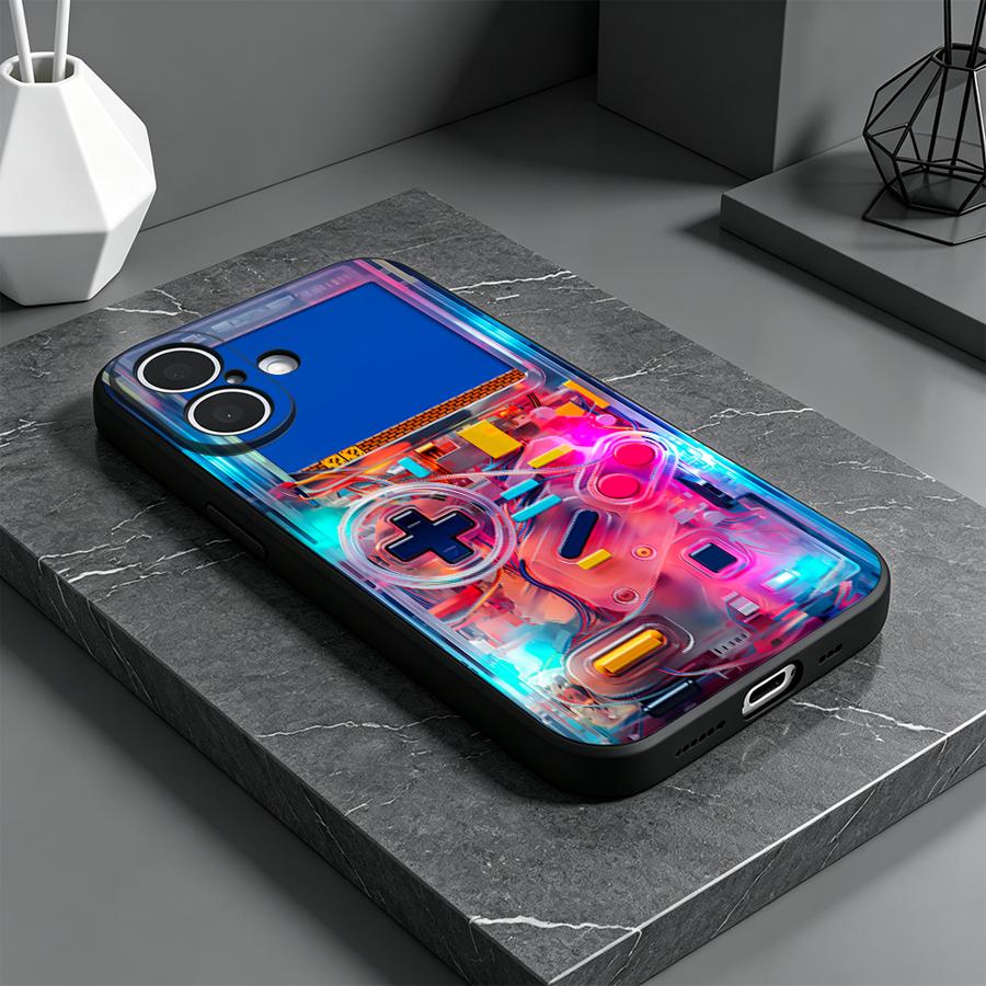 カラーゲーミングコンソール風スマホケース Apple iPh - Gaming Console Apple のレビューと価格