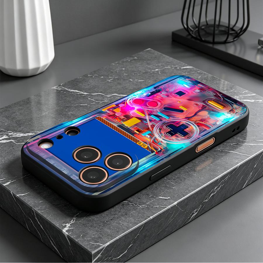 カラーゲーミングコンソール風スマホケース Apple iPh - Gaming Console Apple のレビューと価格