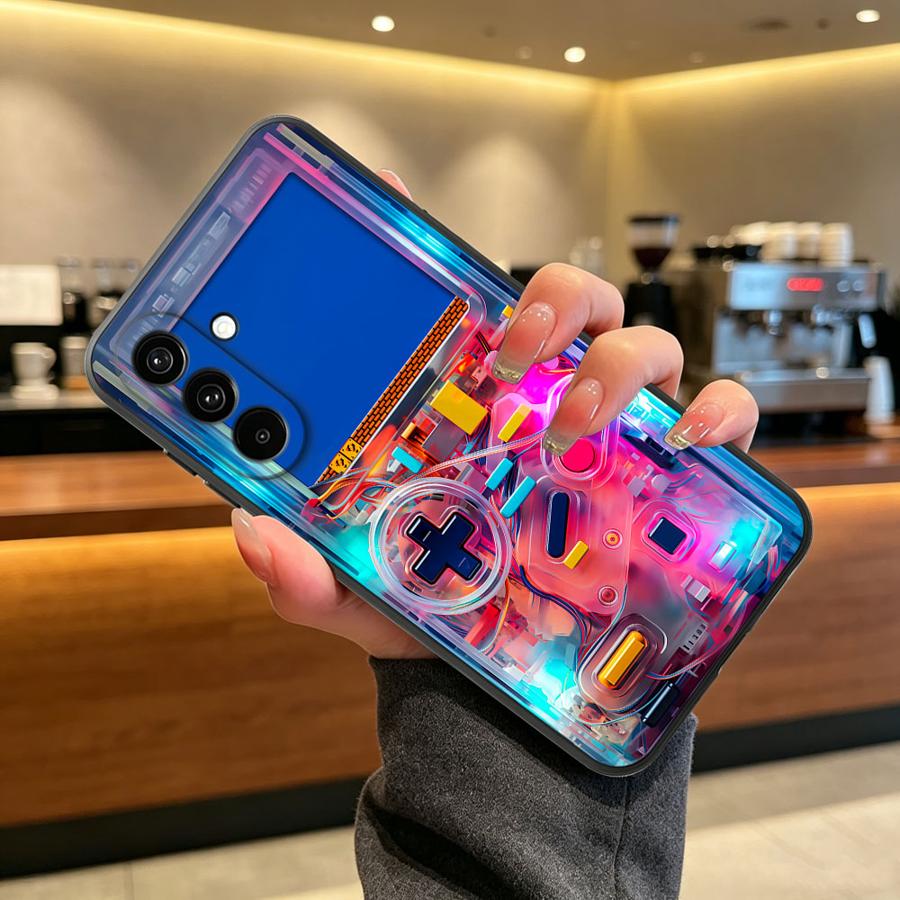 カラーゲーミングコンソール風スマホケース サムスン Gala - Gaming Console Logo のレビューと価格