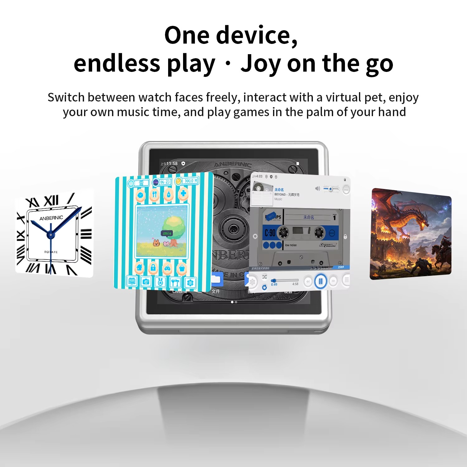 ANBERNIC RG回転式ハンドヘルドゲーム機 Andro - Gaming Console 5 Year Old のレビューと価格
