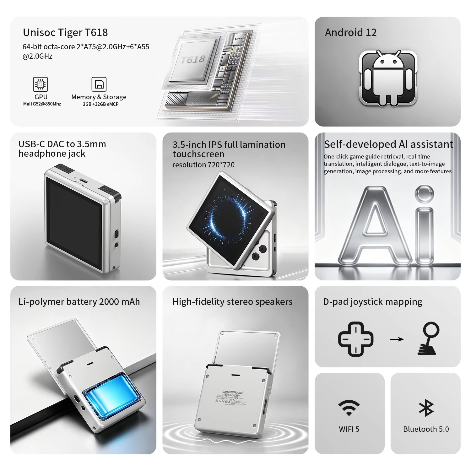 ANBERNIC RG回転式Android携帯ゲーム機 3. - Gaming Console 5 Year Old のレビューと価格