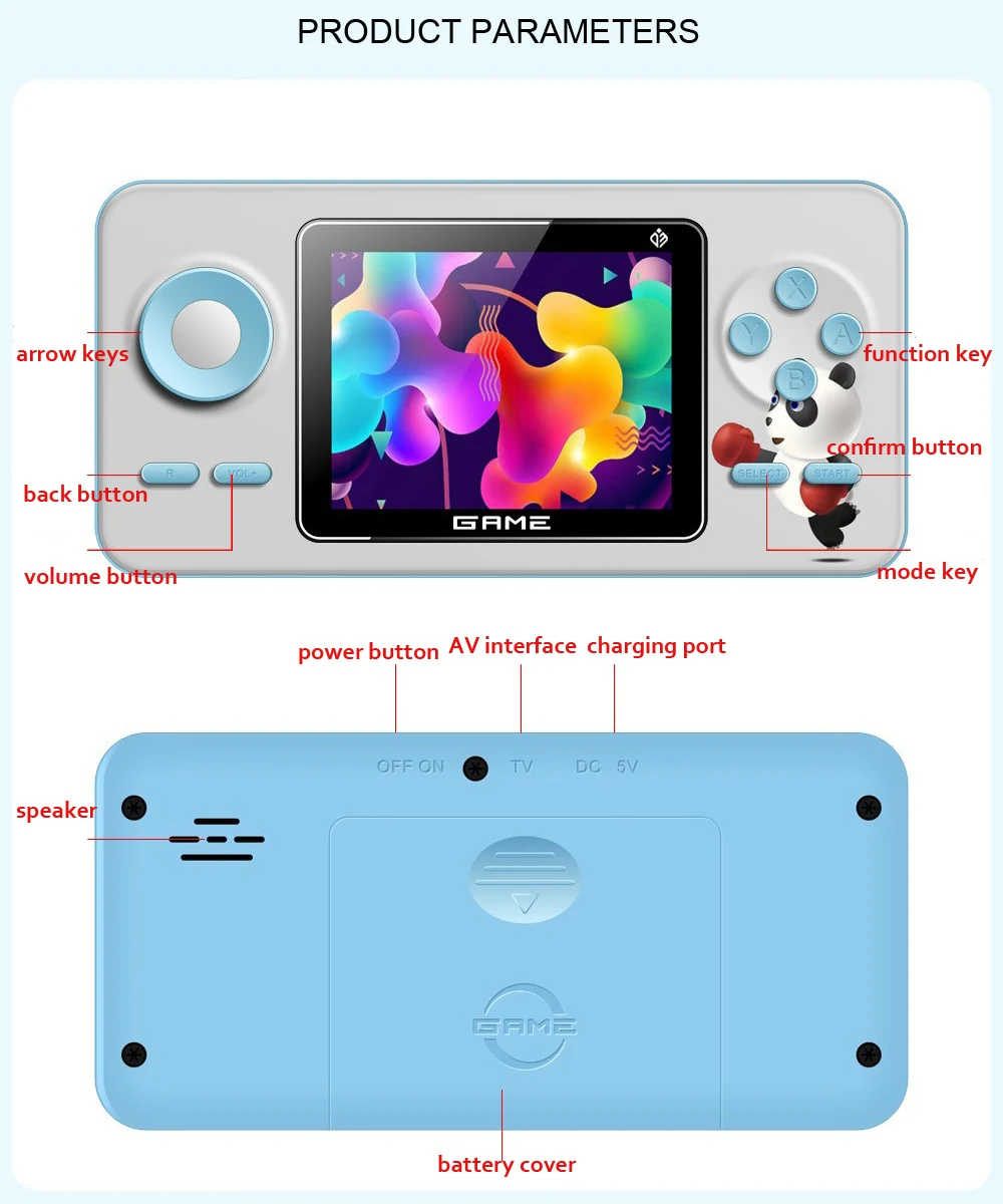 新型S5ミニレトロビデオゲーム機、520種類のクラシックゲー - Gaming Console 5 Year Old のレビューと価格